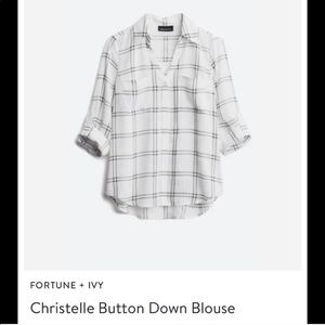 NWT Dressy button down blouse